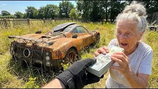 I Found the World&rsquo;s Rarest Pagani Zonda Buried in Dust! | Full ASMR Car Restoration