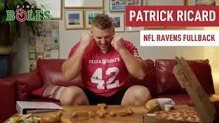 Baltimore Ravens Player, Pat Ricard Reveals his Secret Weapon // New Pizza Boli's Commercial!