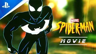 90's Spider-Man Black Suit - FULL MOVIE Cinematic PS5 All Cutscenes & Ending - Spider-Man PC Mods