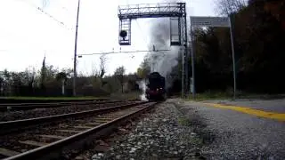 treno a vapore a corbezzi pt. locomotiva 741.