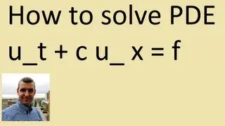 How to solve inhomogeneous transport PDE