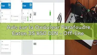 Avis sur la Onduleur Parafoudre Eaton 3S 850 DIN - Off-line UPS - Alimentation Sans Interruption - P
