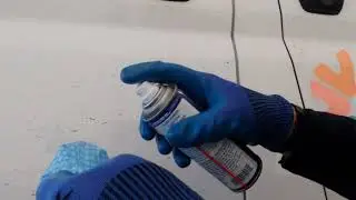 Удаление смолы с автомобиля