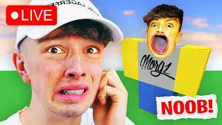 MORGZ First Time EVER Playing ROBLOX! **noob**