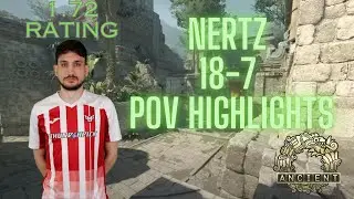 ⫷CS2 POV HIGHLIGHTS⫸ NertZ | BetBoom Dacha Belgrade 2024 | HEROIC vs MIBR | Map3 Ancient