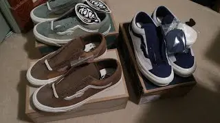 NOTRE X VANS VAULT OG STYLE 36 LX BROWN ESPRESSO, GREEN MATCHA, BLUE TEA SNEAKER UNBOXING