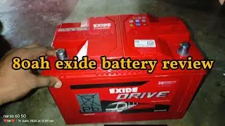 80Ah exide battery review 🥰