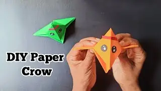 DIY Paper Crow | Nursery craft ideas | Kids craft ideas