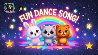 Fun Dance Song &ndash; Clap Stomp Jump! Cute 2D Kids Dance Video