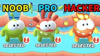 NOOB vs PRO vs HACKER   OM NOM RUN