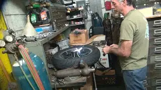 1991 fxr rear wheel broken stripped disc bolt removal rotor harley knipex tool test  tatro machine