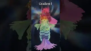Making Gradient outfits in dti 🌈🖤🤍