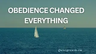 I obeyed God without a plan and found my Purpose