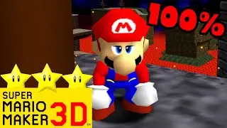 Mario Builder 64 🔨 Blazing Canyon by adam 🔨 100% Walkthrough Super Mario 64 Hack