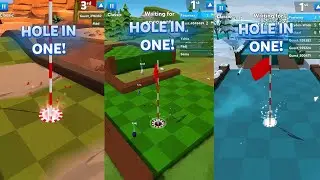 GOLF BATTLE - HOLE IN ONE COMPILATION ON ALL 3 TIERS