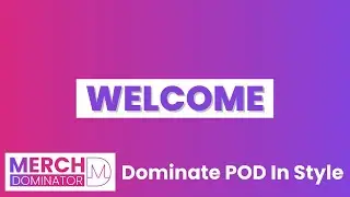 Merch Dominator - Welcome (English)