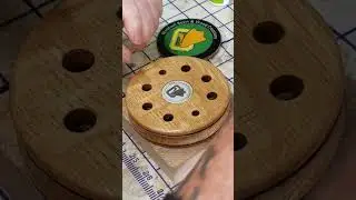 Logo glue up on the latest turkey pot call. Logo sound board next. #shorts #woodturning #turkey #diy
