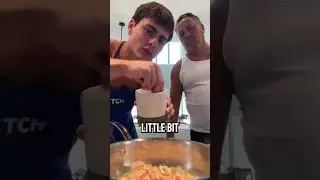 @itsQCP  makes canned tuna pasta WITH HIS DAD!!