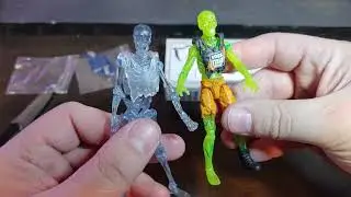 Boss Fight Studio Menacing Mist Skeleton Blank and accessory set BBTS exclusive.