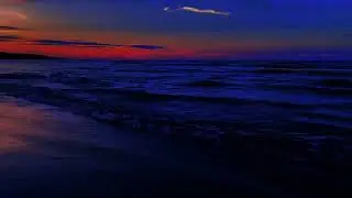 Continuous Ocean Waves 🌙 Natural Sleep White Noise