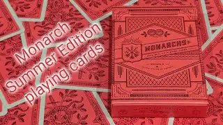 Daily deck review day 374 - Summer Edition Monarch playing cards By Theory11