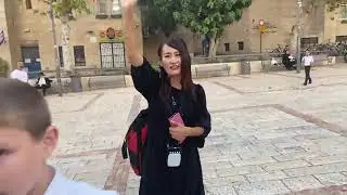 Jewish quarter, Jerusalem street gospel and some persecution...