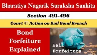 Section 491 - 496  BNSS, 2023 | Bond Forfeiture Procedure Explained
