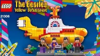 LEGO Ideas 21306 Yellow Submarine Instructions DIY Book Beatles
