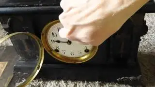 ANTIQUE 100 YEAR OLD SESSIONS MANTEL CLOCK 