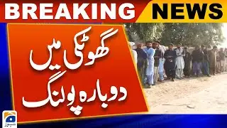 Re-polling continues at two polling stations of Ghotki - Geo News