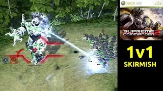 Supreme Commander 2 - Skirmish 1v1 (Hard Difficulty) - Xbox 360/Xbox Series X