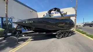 2022 MB Sports F24 Tomcat Wakeboard Wakesurf boat quick walk through
