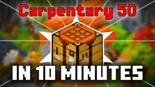 how to MAX carpentry in 10 MINUTES! HYPIXEL SKYBLOCK