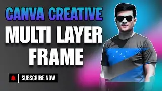 Multi Frame design || Canva tutorial bangla || canva designer || Frame make in canva ||