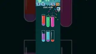 Water Color Sort Level 4748 Solution Gameplay