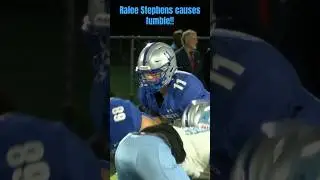 Asbury Park&rsquo;s Ralee Stephens with an ultimate hustle play to cause a fumble!