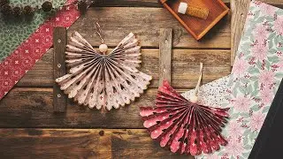 Elegant paper angel &ndash; DIY by S&oslash;strene Grene