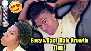 HOW TO GROW LONG CURLY HAIR!😍 *MIXED BLACK HAIR*