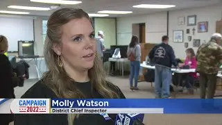 Election night update: Strong voter turnout in western Wis. polling sites