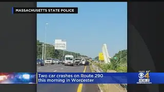2 crashes snarl traffic in both directions on 290 in Worcester