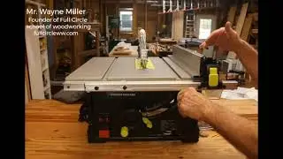 10&rdquo; Dustless Table Saw-Product Evaluation-Full Circle Woodworking-Truth of Product Short No.2