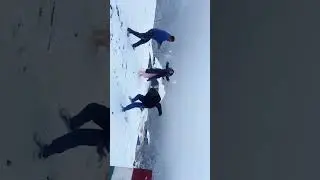 Pure Joy! Playing in Fresh Snow ❄️☃️ | Winter Fun #Shorts
