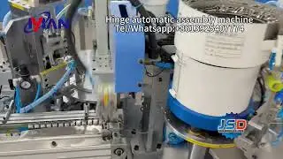 Yanman Normal insert hinge auto assembly machine,full automatic assemble machine for hinge