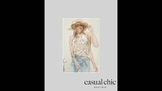 Lime 'N' Chili Plus Size Graphic Print Ruffle Trim Mock Neck Sleeveless Top