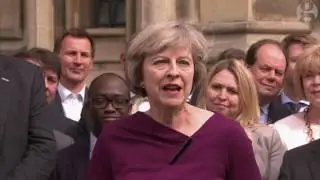 Theresa May speaks out after leading second Tory MPs' vote on leadership