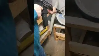 Shooting a sporting rifle converted to .22LR with a binary trigger