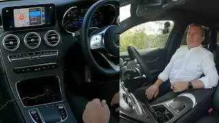 How to use Apple Car Play to set the Sat Nav on the MBUX system in a 2021 Mercedes Benz GLC