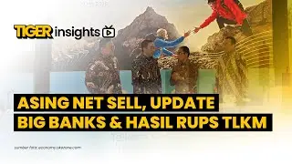 LIVE! Asing Net Sell, Update Kinerja Big Banks dan Hasil RUPS TLKM | TIGER INSIGHTS