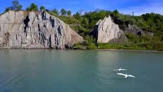 4k UHD Drone Video @ Bluffs Park, Scarborough, Ontario, Canada