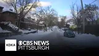 Checking on Pittsburgh's street conditions after massive snowstorm